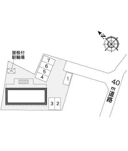 ★手数料０円★静岡市葵区川合２丁目　月極駐車場（LP）